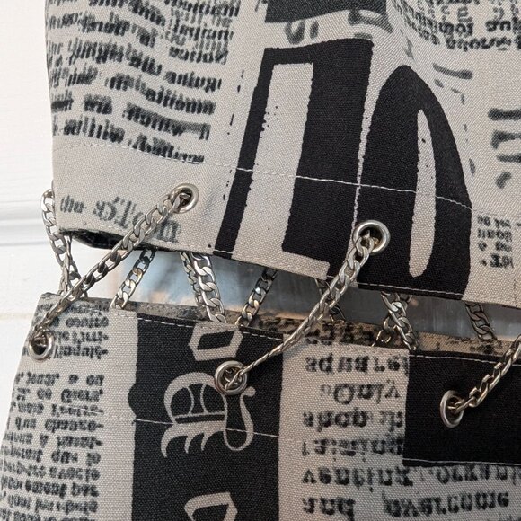 H&M Newspaper Style Dress - Picture 3 of 3